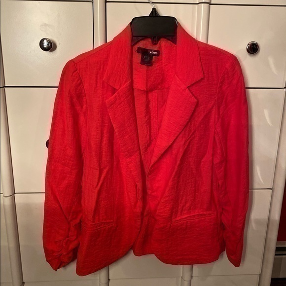 Aqua Red/Orange Blazer - Picture 1 of 3